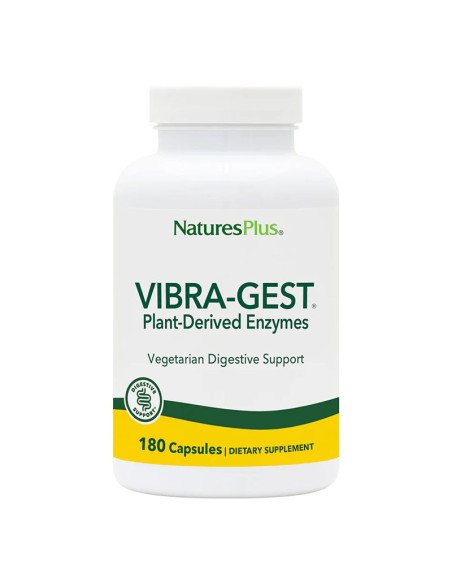 Vibra-Gest 180 Caps Natures Plus | Apoyo Digestivo Natural