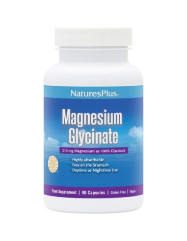 Bisglicinato De Magnesio 90 caps. de Natures Plus