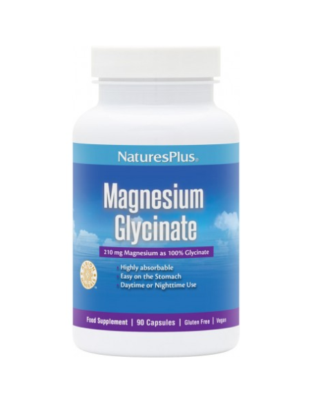 Bisglicinato De Magnesio 90 caps. de Natures Plus