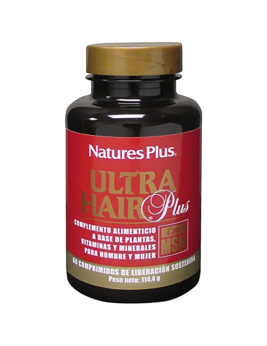 Ultra Hair Plus con MSM. 60 comp. de Natures Plus