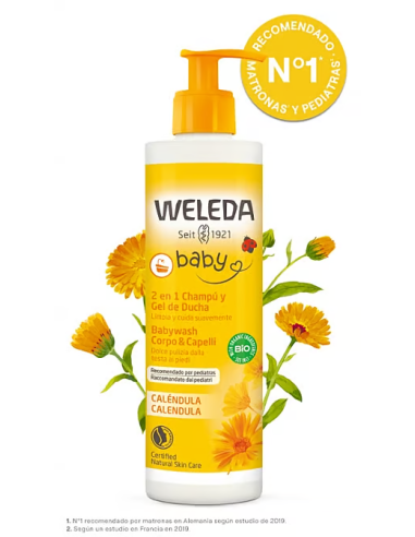 Champú y Gel de Caléndula 400ml de Weleda