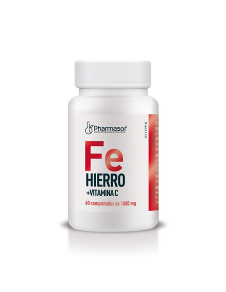 Hierro + Vitamina C Pharmasor: Energía y Salud Óptima