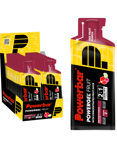 Powergel Red Fruits Cajita 24 Unid 41Gr de Power Bar