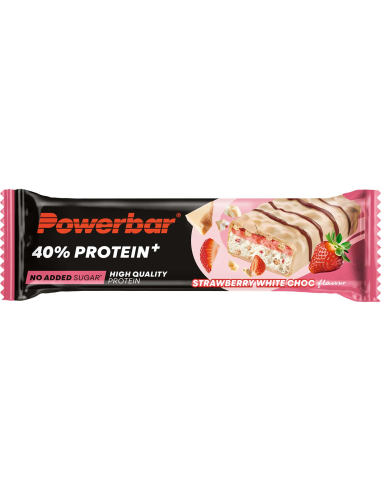 Barritas Proteinplus Crisp Fresa-Choco 40%  Pack 12 unidades