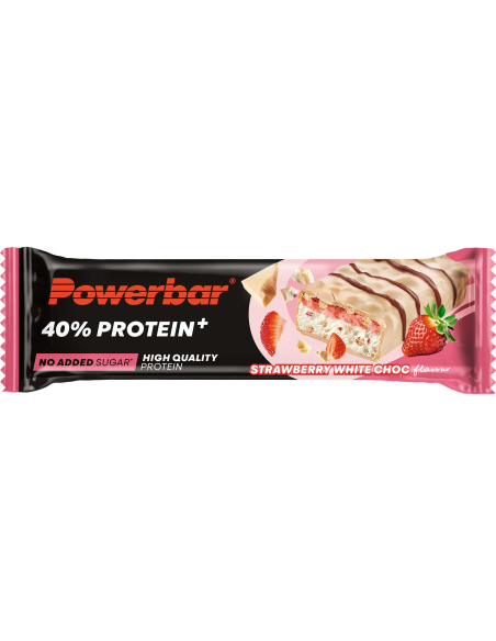 Barritas Proteinplus Crisp Fresa-Choco 40%  Pack 12 unidades