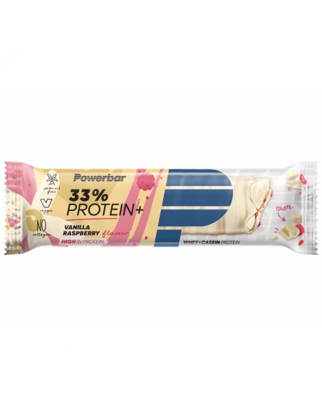 Proteinplus 33% Vainilla-Raspberry 10Barritas de Power Bar