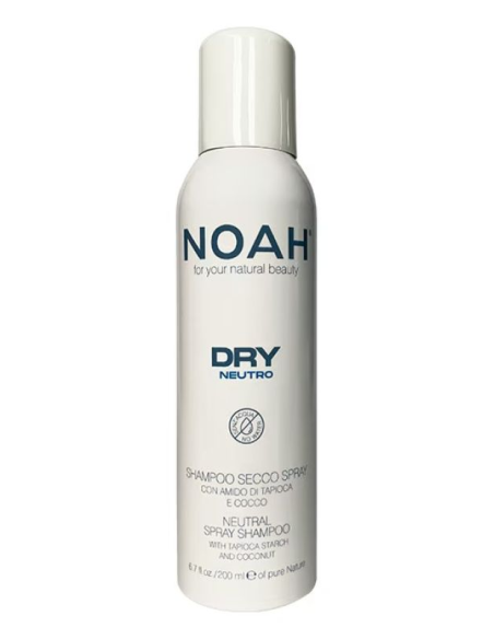Champú Seco Neutro Noah Spray 200 ml  Frescura Instantánea