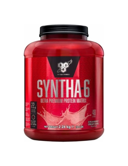 BSN Syntha 6 Strawberry Swirl 2260g  Proteína Deliciosa