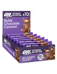 On Nutty Chocolate Caramel Bar 10X70G - Energía y Sabor
