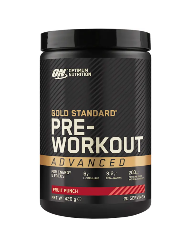 On Platinum Pre Workout Fruit Punch 420G de Optimum Nutrition