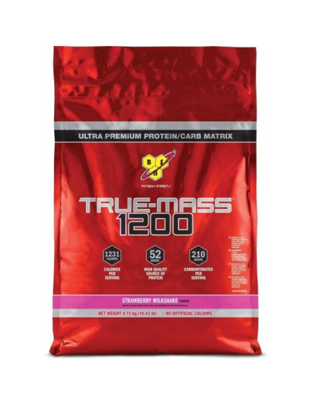 BSN True Mass 1200 4730g Sabor Strawberry Milkshake