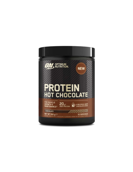 On Protein Hot Chocolate 350G Optimum Nutrition  Sabor y Nutrición
