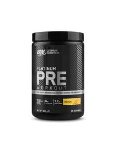 On Platinum Pre Workout Tropical 420G  Energía y Rendimiento