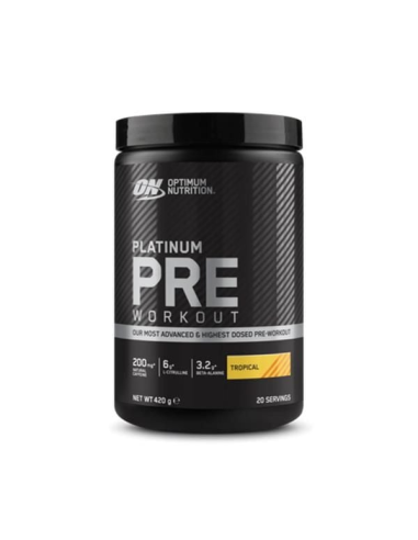 On Platinum Pre Workout Tropical 420G de Optimum Nutrition