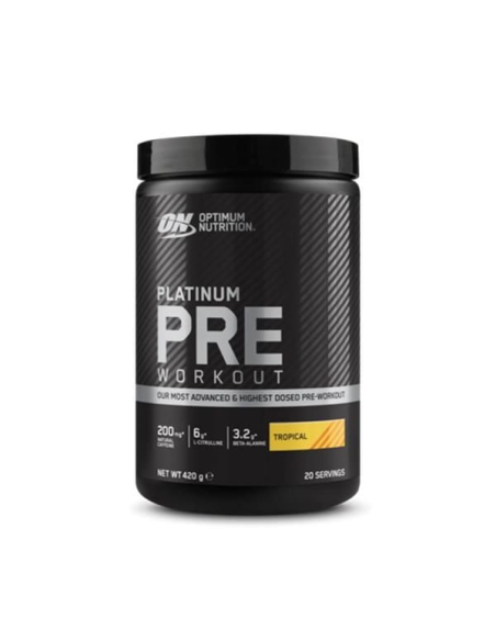On Platinum Pre Workout Tropical 420G de Optimum Nutrition