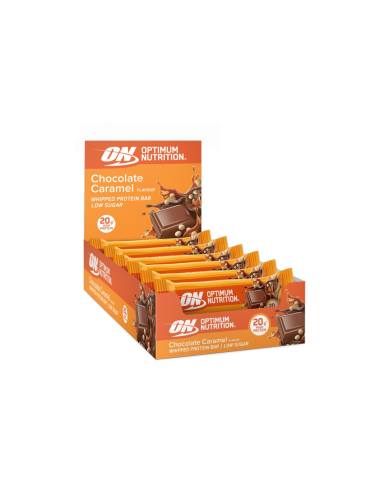 Barra Whipped Chocolate Caramel 10x60g Optimum Nutrition