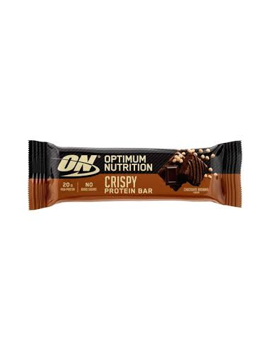 Barra Crunch Brownie Chocolate 10x65g Optimum Nutrition