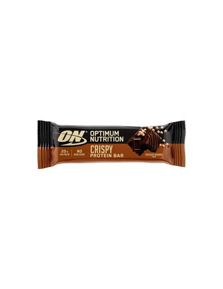 Barra Crunch Brownie Chocolate 10x65g Optimum Nutrition