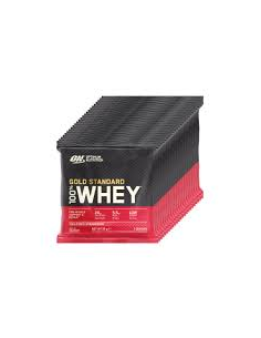 On 100% Whey Gold Stand 24X30G Delicious Fresa de Optimum Nutrition