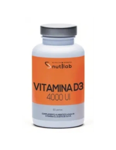 Vitamina D3 4000Ui Nutilab 60 Comprimidos  Salud Ósea