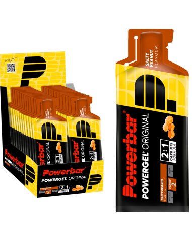 Powergel Salty Peanut Cajita 24 Unid 41Gr de Power Bar