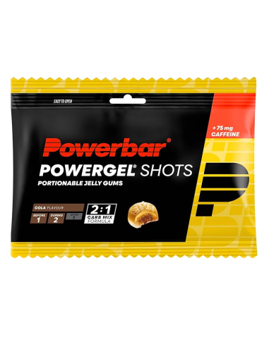 Powergel Shots Cola 24 Unid 60g Power Bar Energía Rápida