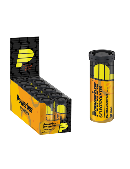 Electrolytes Mango-Passionfruit 12X10Tabs Power Bar Energía