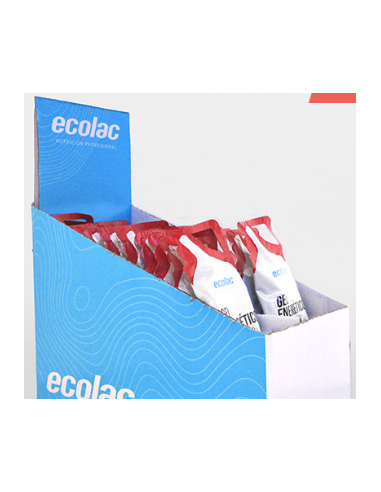 Pack 24 Gel Sabor Fresa Energético Ecolac - Energía Natural