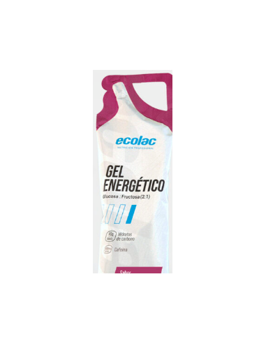Gel Energetico Frutas Del Bosque C/Cafeina 1 Stick de Ecolac