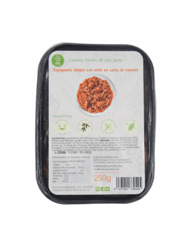 Espaguetis Konjac Con Atun 250 Gr. de The Konjac Shop