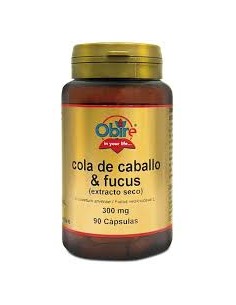 Cola de Caballo + Fucus 300 mg 90 cápsulas Obire natural