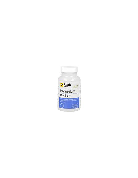 Magnesium Glycinat 600mg 100 cápsulas veganas Raab Vitalfood