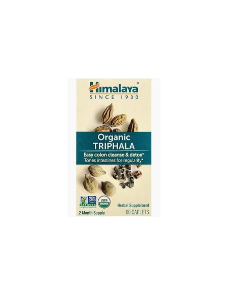 Triphala Organic Himalaya 60 cápsulas  Salud natural diaria
