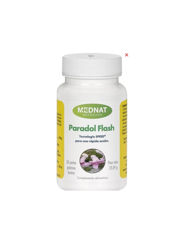 Paradol Flash 30 Perlas. de Mednat