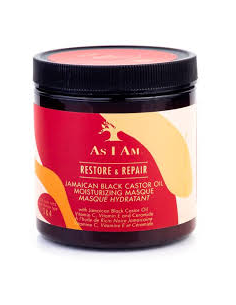 Mascarilla As I Am Jamaican Black Aceite - Restaura y Repara