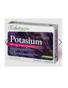 Potasio 90 Cap de Lb Pharma  Energía y Vitalidad Natural