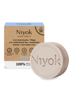 Limpiador Corporal Sensitive 80g Niyok  Cuidado Suave