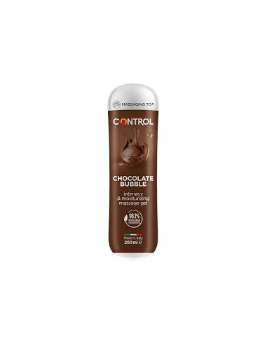 Control Gel Masaje Bubble Chocolate 200 Ml de Control