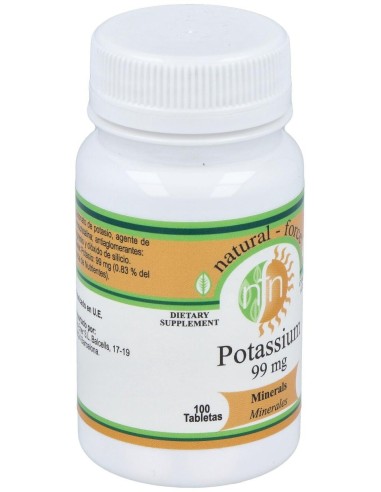 Potasio 99Mg. 100Comp. de Nutri-Force