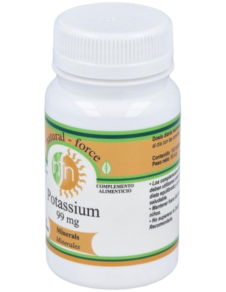 Potasio 99Mg. 100Comp. de Nutri-Force