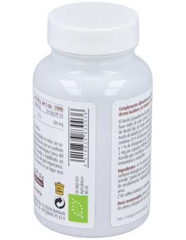 Reishi 80Cap. Bio Sg Vegan de Raab Vitalfood