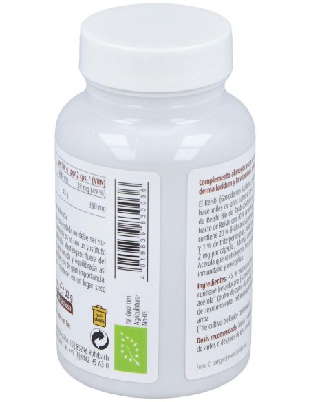 Reishi 80Cap. Bio Sg Vegan de Raab Vitalfood