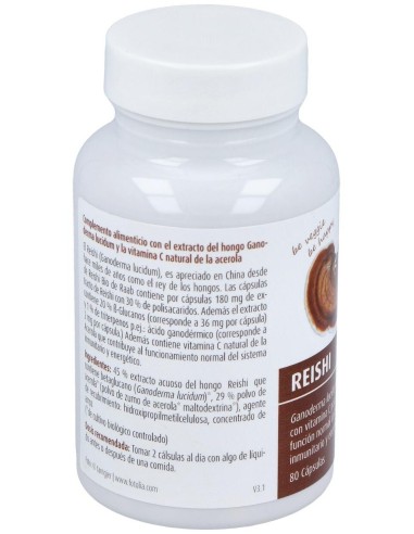 Reishi 80Cap. Bio Sg Vegan de Raab Vitalfood