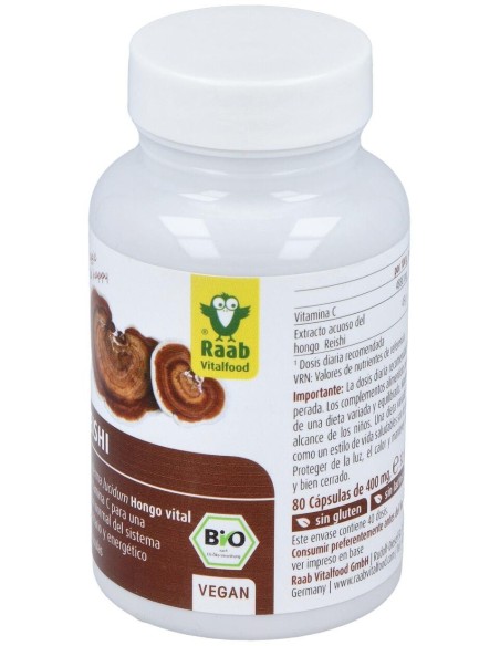Reishi 80Cap. Bio Sg Vegan de Raab Vitalfood