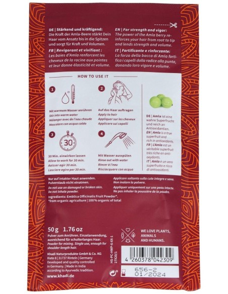 Mascarilla Capilar Amla 50Gr. de Khadi