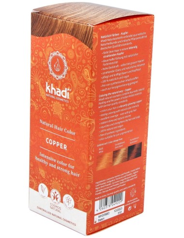Tinte Herbal Color Cobre 100Gr. de Khadi