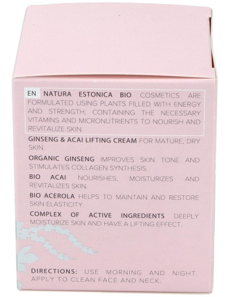 Crema Facial Ginseng-Acai 50Ml. Bio de Natura Estonica