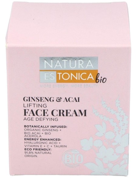 Crema Facial Ginseng-Acai 50Ml. Bio de Natura Estonica