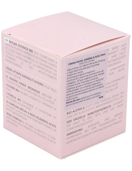 Crema Facial Ginseng-Acai 50Ml. Bio de Natura Estonica