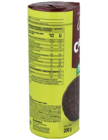 Galletas Integrales Cacao 0% Azucares 200Gr. de Santiveri